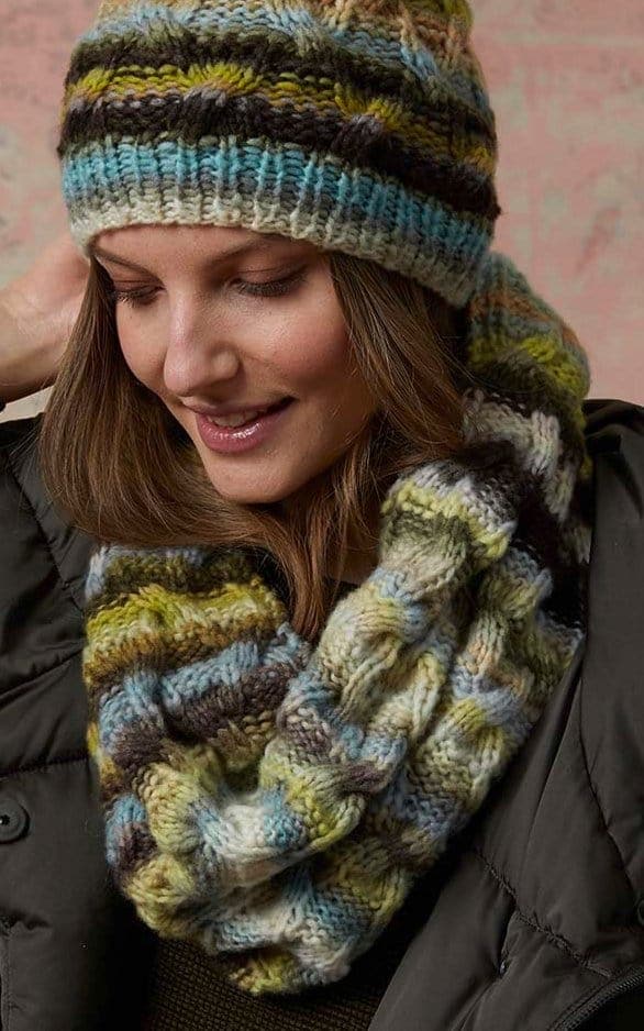 Loop im Zopfmuster - CLOUD - Strickset von LANG YARNS jetzt online kaufen bei OONIQUE