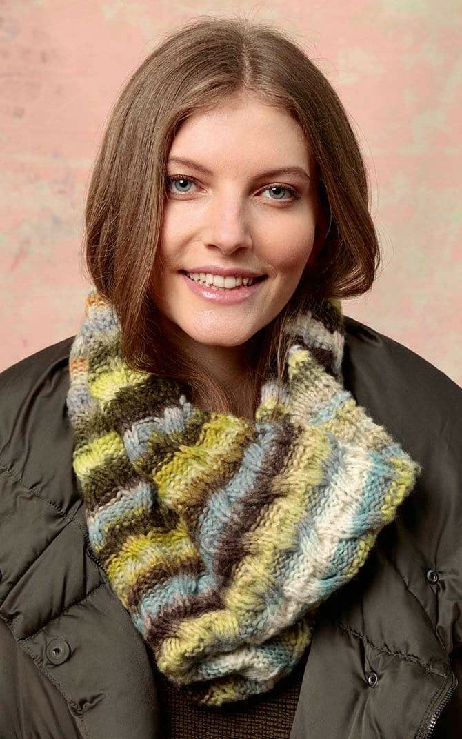 Loop im Zopfmuster - CLOUD - Strickset von LANG YARNS jetzt online kaufen bei OONIQUE