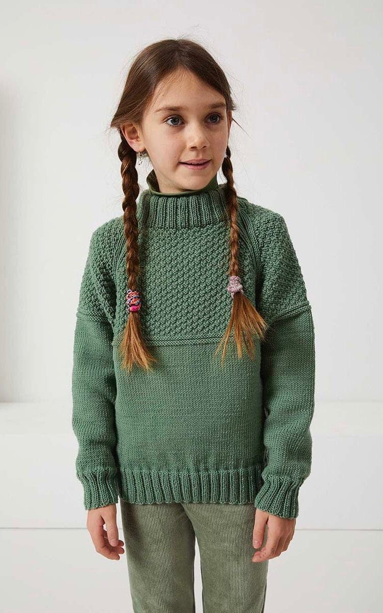 Pulli mit Raglannähten - ATLANTIS - Strickset von LANG YARNS jetzt online kaufen bei OONIQUE