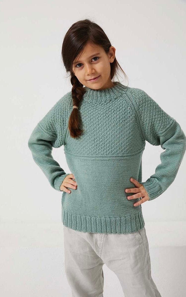 Pulli mit Raglannähten - ATLANTIS - Strickset von LANG YARNS jetzt online kaufen bei OONIQUE