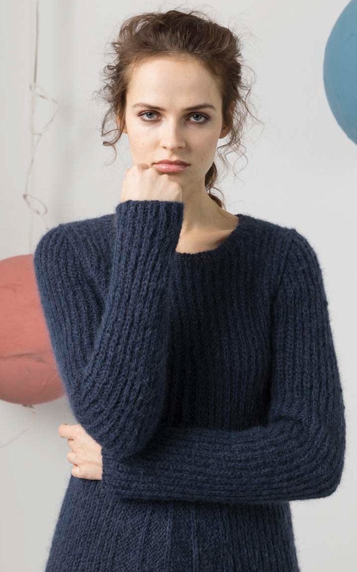Pullover im Halbpatent - MALOU LIGHT - Strickset von LANG YARNS jetzt online kaufen bei OONIQUE