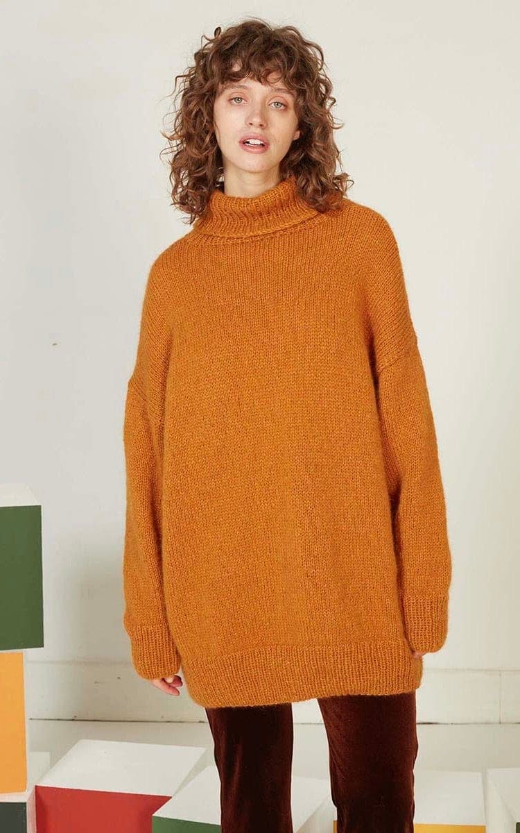 LANG YARNS Strickset Rollkragenpullover - ENYA - Strickset