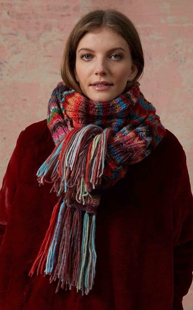 Schal mit Fransen - CLOUD - Strickset von LANG YARNS jetzt online kaufen bei OONIQUE