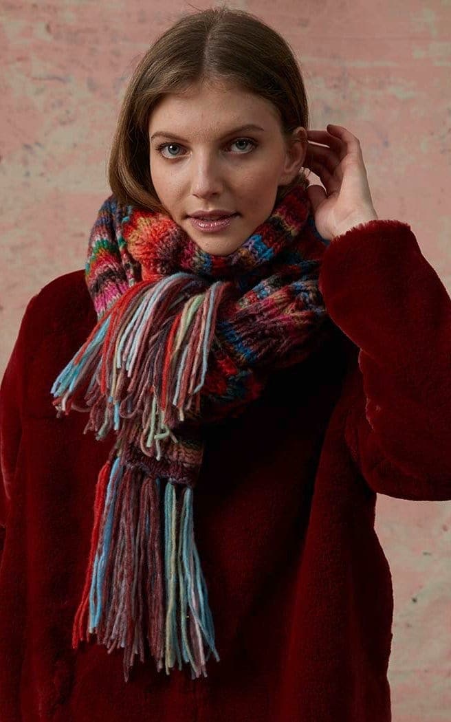 Schal mit Fransen - CLOUD - Strickset von LANG YARNS jetzt online kaufen bei OONIQUE