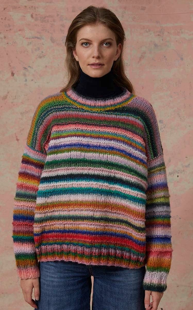 Streifenpullover - CLOUD - Strickset von LANG YARNS jetzt online kaufen bei OONIQUE