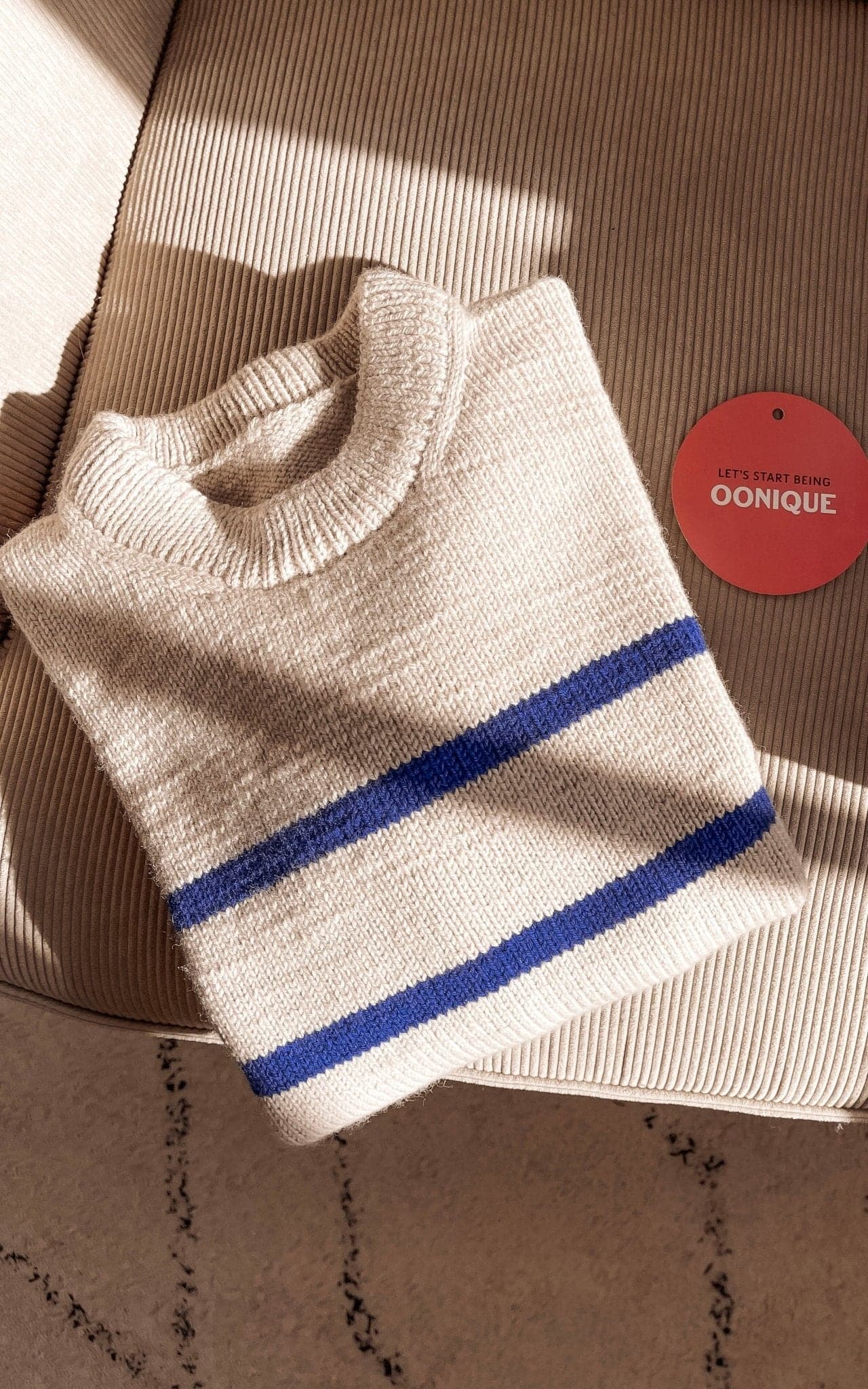 Marseille Sweater (gestreift) - DOUBLE SUNDAY - Strickset von PETITE KNIT jetzt online kaufen bei OONIQUE