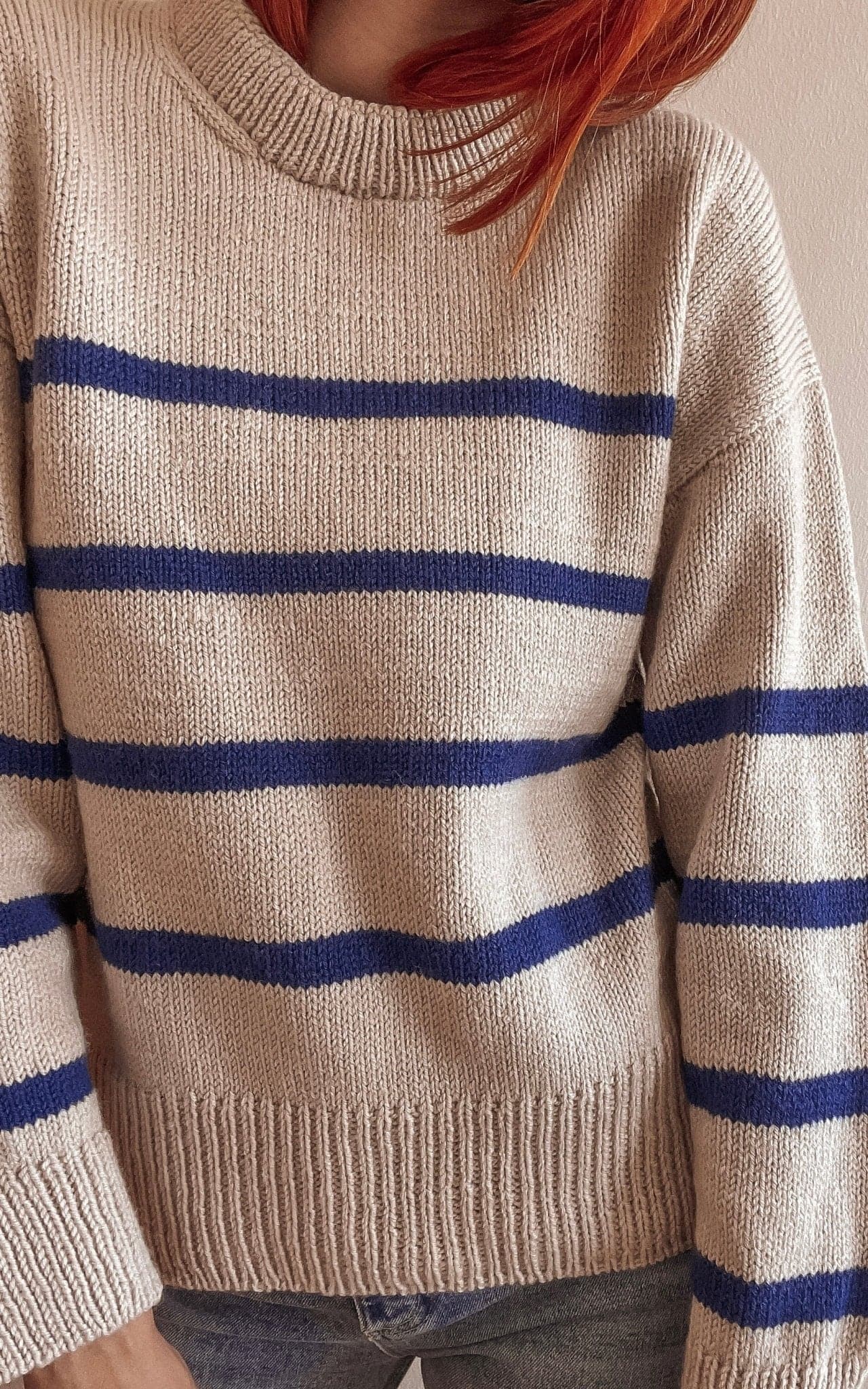 Marseille Sweater (gestreift) - DOUBLE SUNDAY - Strickset von PETITE KNIT jetzt online kaufen bei OONIQUE