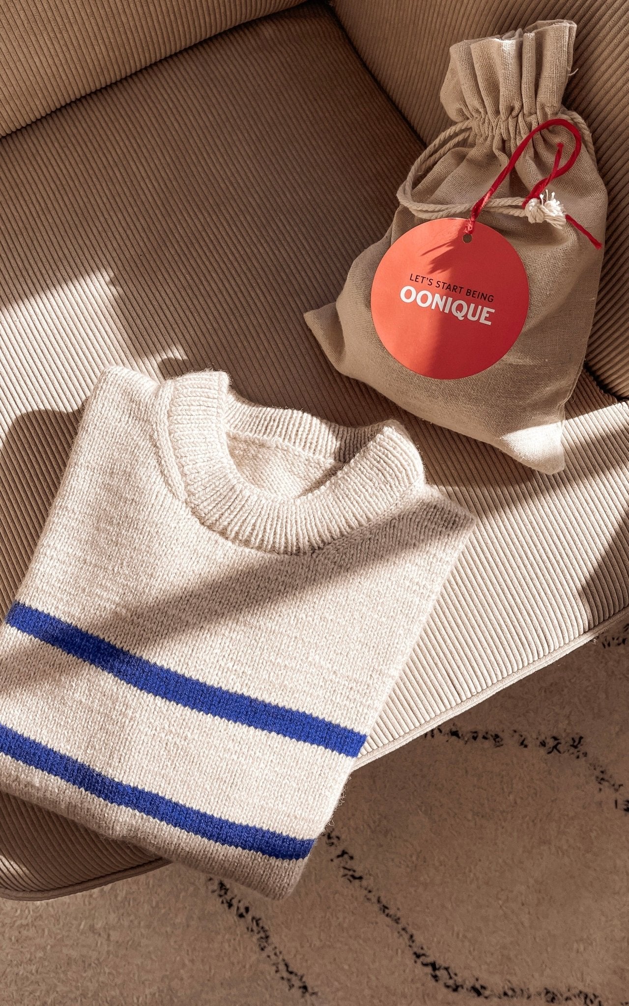 Marseille Sweater (gestreift) - DOUBLE SUNDAY - Strickset von PETITE KNIT jetzt online kaufen bei OONIQUE