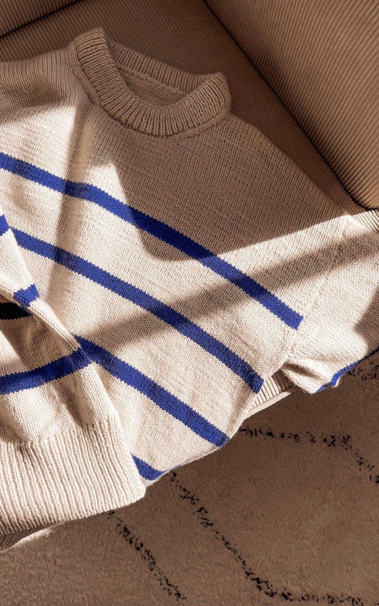 Marseille Sweater (gestreift) - DOUBLE SUNDAY - Strickset von PETITE KNIT jetzt online kaufen bei OONIQUE