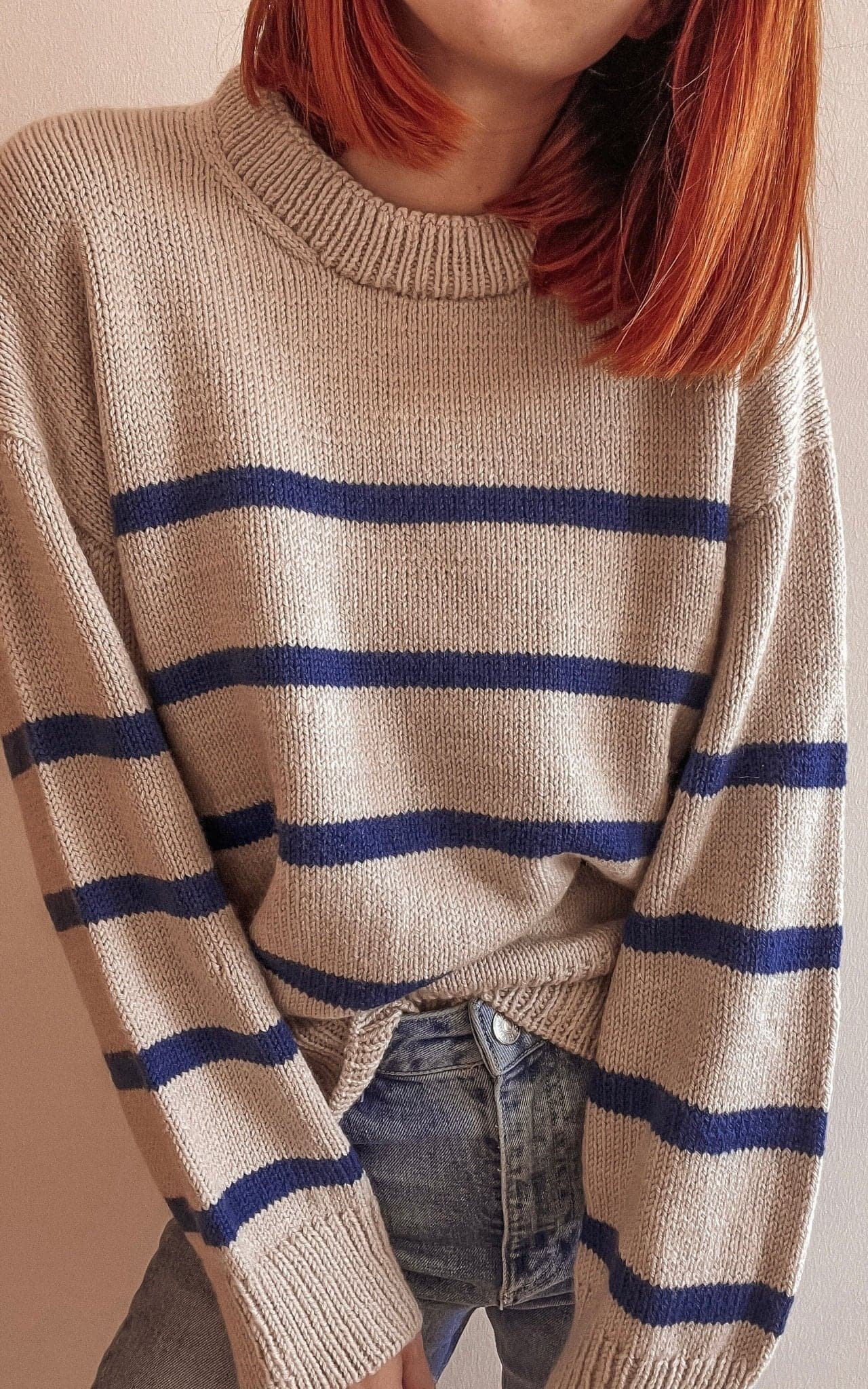 Marseille Sweater (gestreift) - DOUBLE SUNDAY - Strickset von PETITE KNIT jetzt online kaufen bei OONIQUE