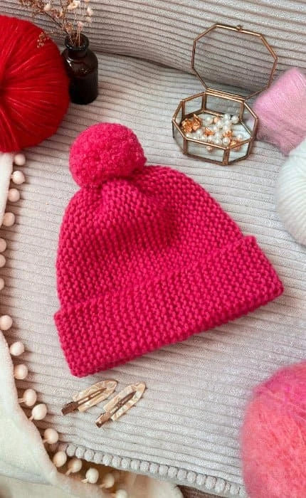 New Beginnings Mütze - Anfänger Strickset mit Videotutorial von OONIQUE jetzt online kaufen bei OONIQUE
