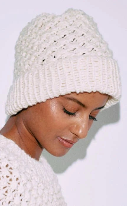 Noppenmütze - LALA BERLIN LOVELY COTTON - Strickset von LANA GROSSA jetzt online kaufen bei OONIQUE