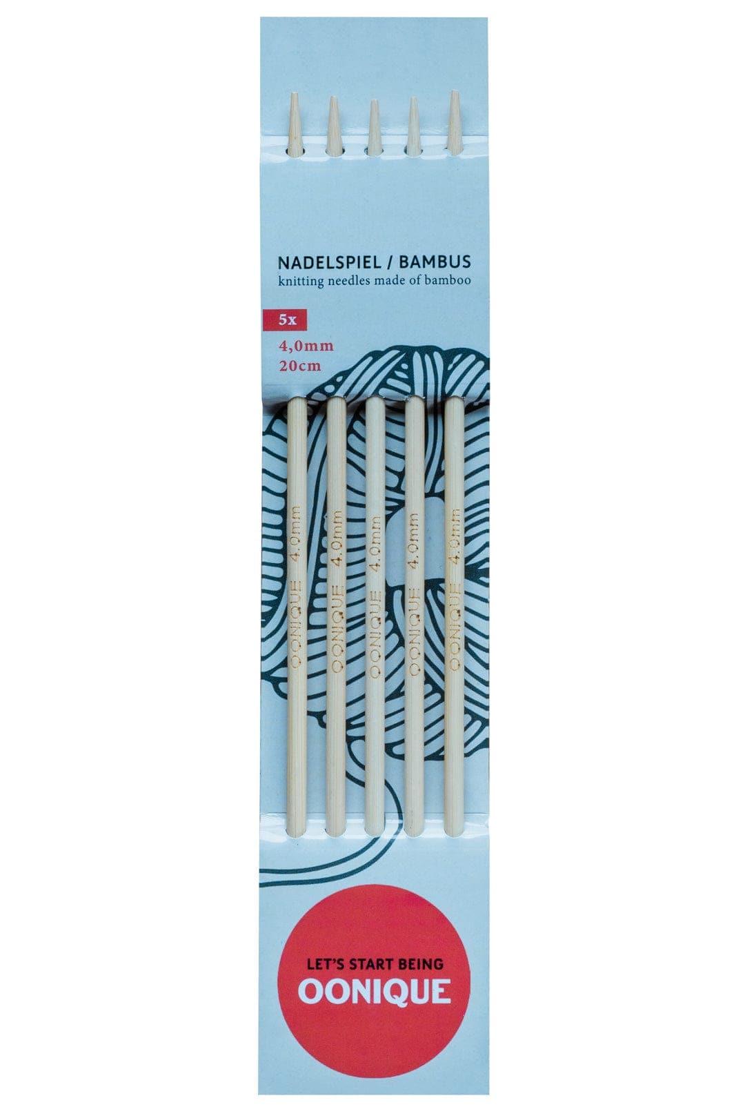 Nadelspiel 4,0mm OONIQUE von OONIQUE jetzt online kaufen bei OONIQUE