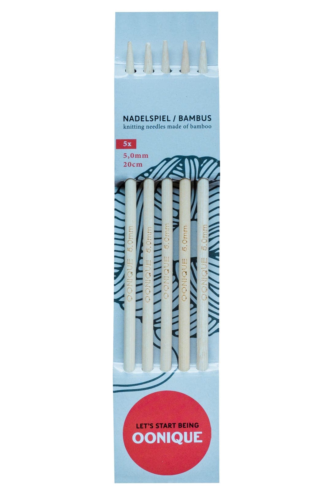 Nadelspiel 5,0mm OONIQUE von OONIQUE jetzt online kaufen bei OONIQUE