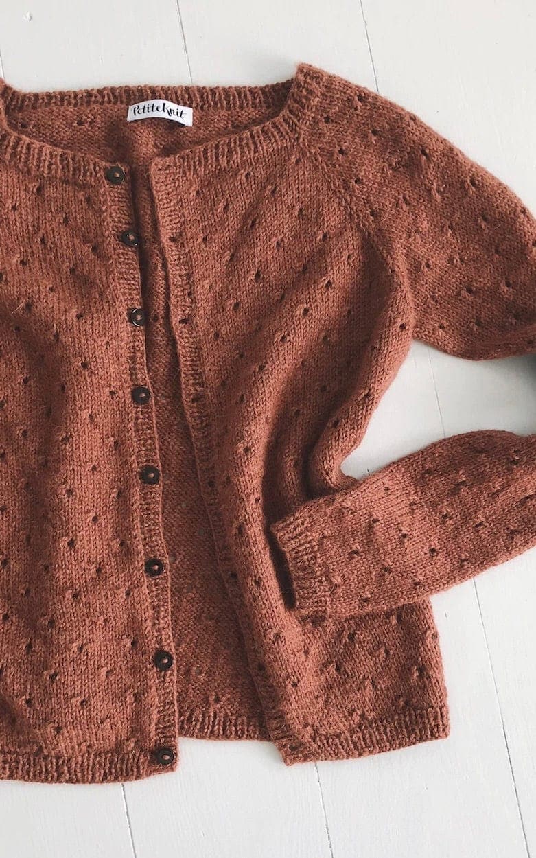 PETITE KNIT Strickset Annas Cardigan - ALPAKKA - Strickset