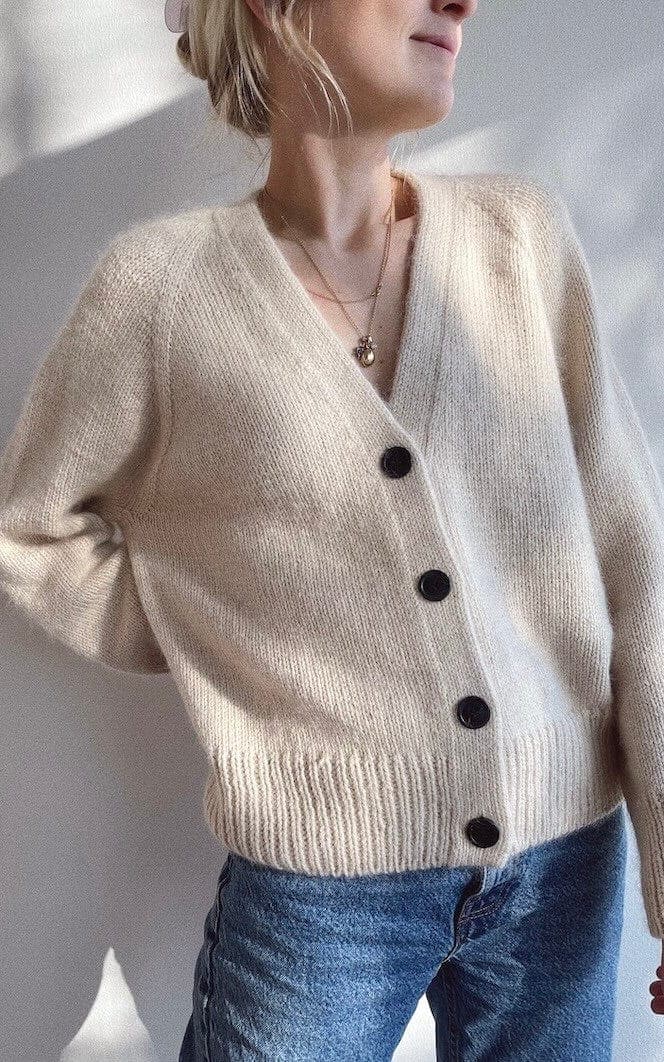 Champagne Cardigan - DOUBLE SUNDAY & TYNN SILK MOHAIR - Strickset von PETITE KNIT jetzt online kaufen bei OONIQUE