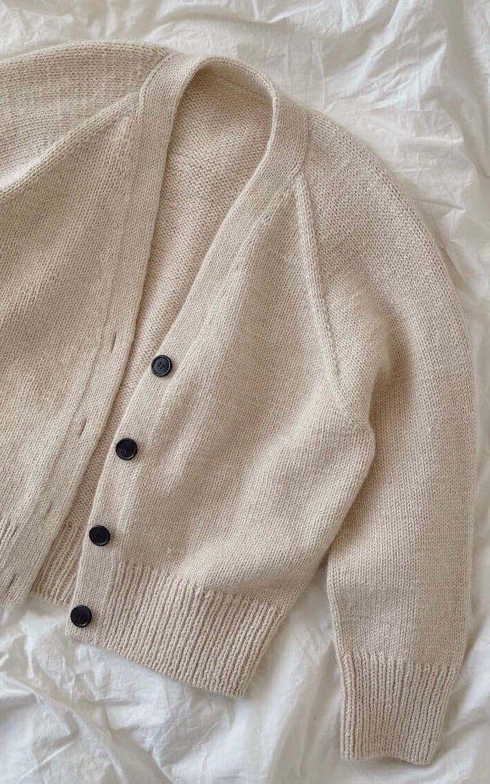 Champagne Cardigan - DOUBLE SUNDAY & TYNN SILK MOHAIR - Strickset von PETITE KNIT jetzt online kaufen bei OONIQUE