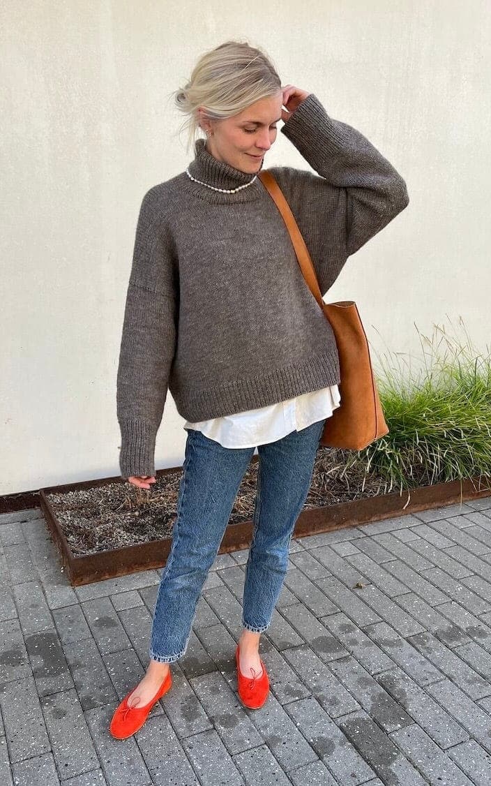 Chestnut Sweater - PEER GYNT - Strickset von PETITE KNIT jetzt online kaufen bei OONIQUE