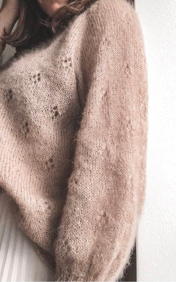 Fortune Sweater - TYNN SILK MOHAIR - Strickset von PETITE KNIT jetzt online kaufen bei OONIQUE