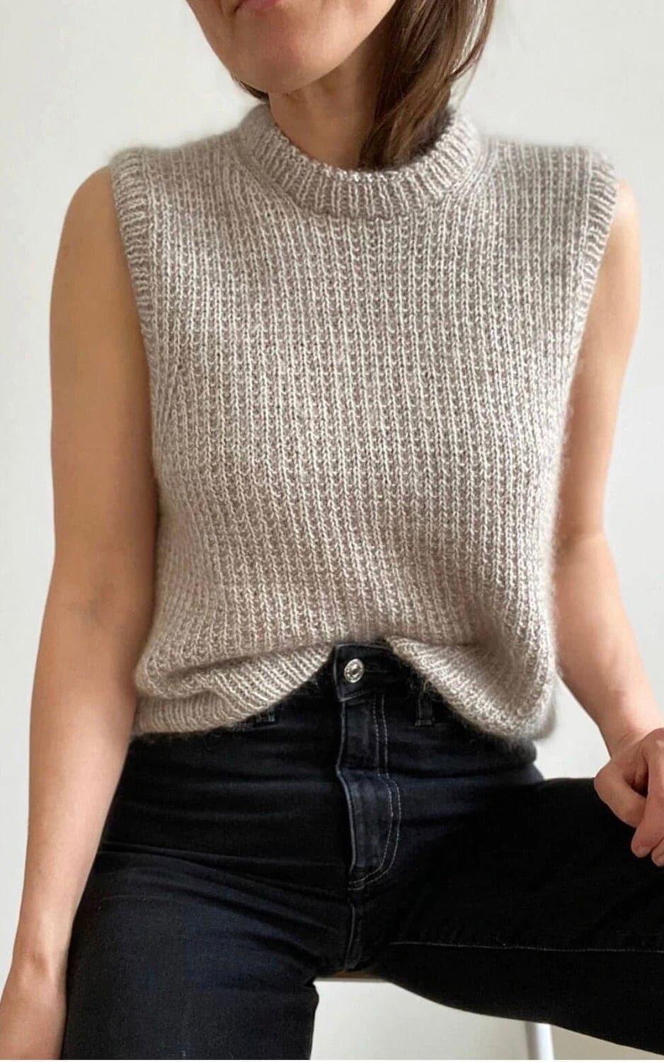 Friday Slipover - SUNDAY & TYNN SILK MOHAIR - Strickset von PETITE KNIT jetzt online kaufen bei OONIQUE