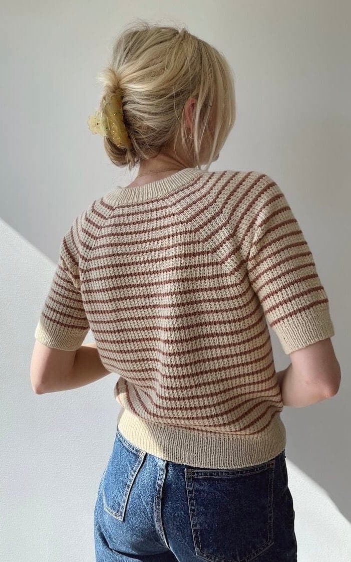 Friday Tee (gestreift) - SUNDAY - Strickset von PETITE KNIT jetzt online kaufen bei OONIQUE