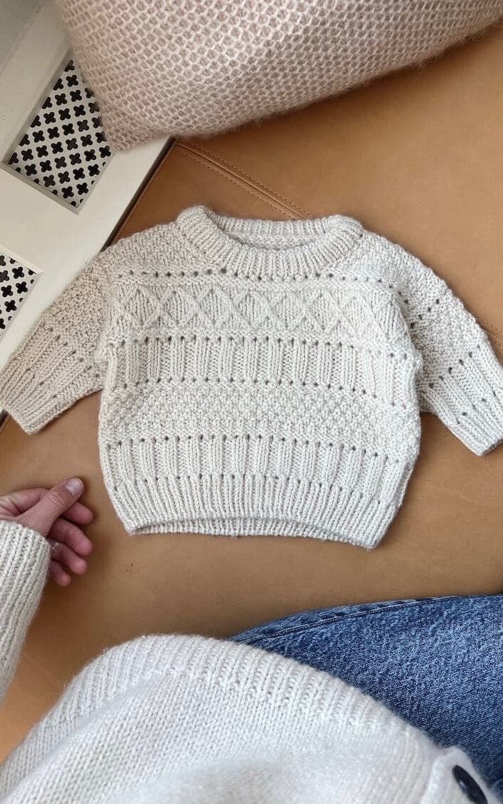 Ingrid Sweater Baby - DOUBLE SUNDAY - Strickset von PETITE KNIT jetzt online kaufen bei OONIQUE