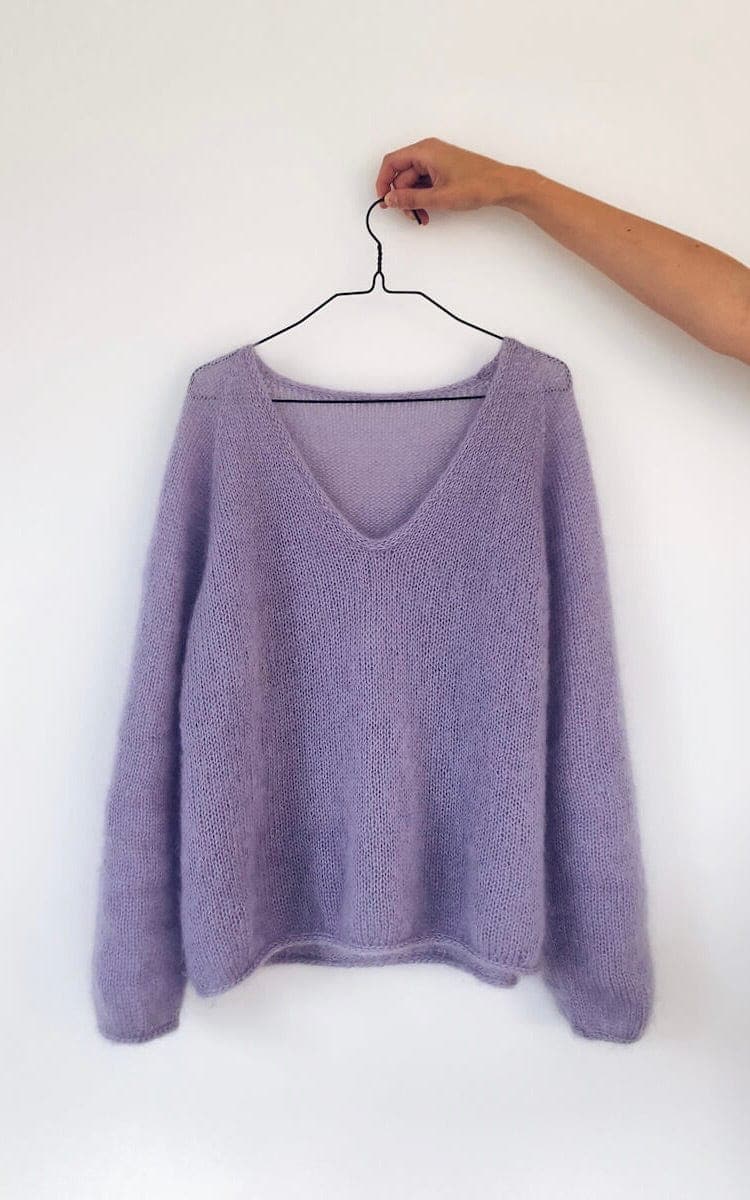 Kumulus Bluse - TYNN SILK MOHAIR - Strickset von PETITE KNIT jetzt online kaufen bei OONIQUE