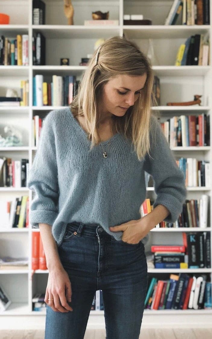 Kumulus Bluse - TYNN SILK MOHAIR - Strickset von PETITE KNIT jetzt online kaufen bei OONIQUE