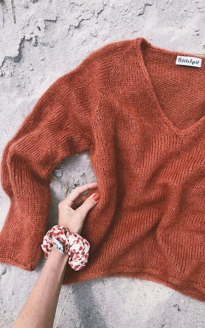 Kumulus Bluse - TYNN SILK MOHAIR - Strickset von PETITE KNIT jetzt online kaufen bei OONIQUE