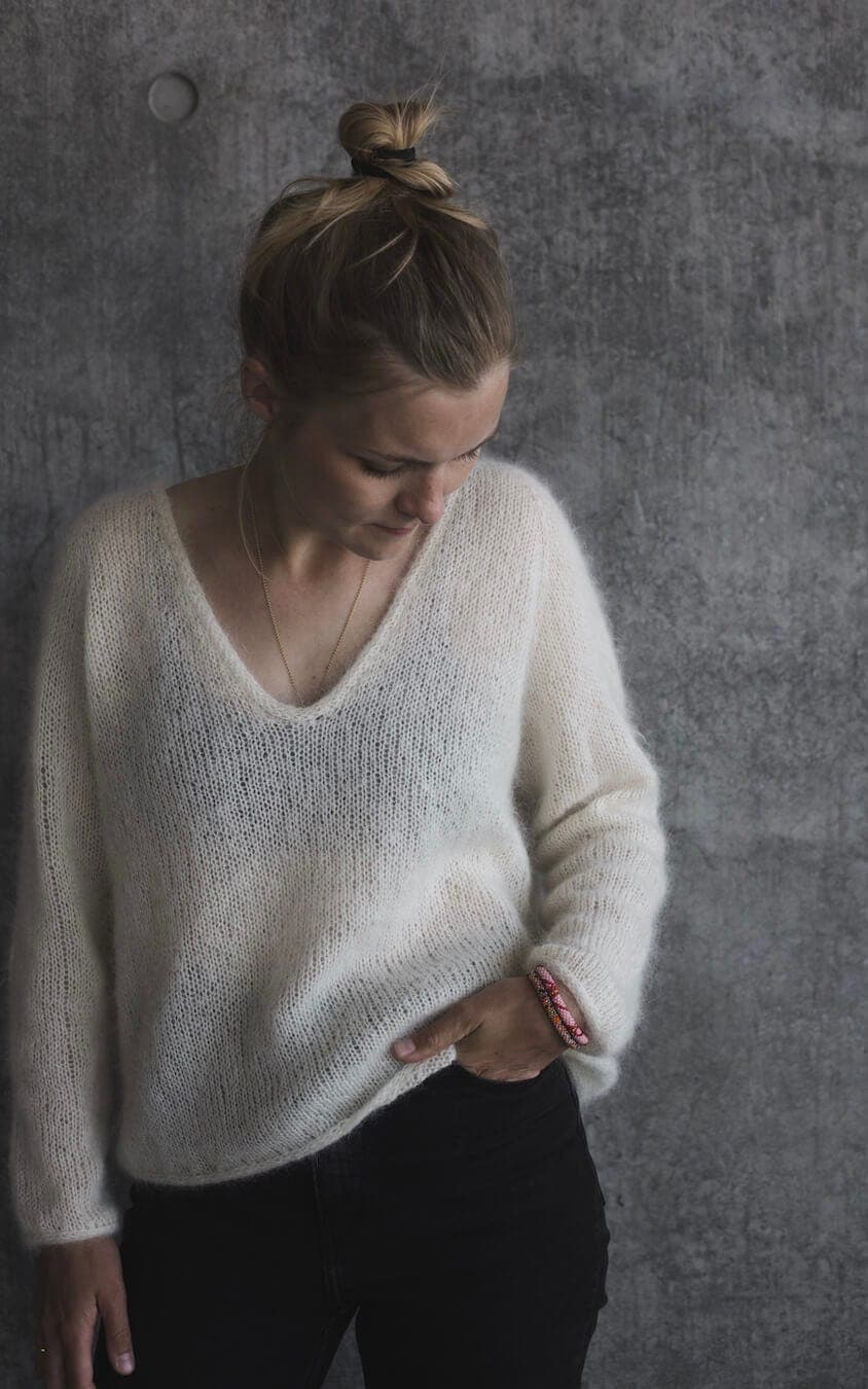 Kumulus Bluse - TYNN SILK MOHAIR - Strickset von PETITE KNIT jetzt online kaufen bei OONIQUE