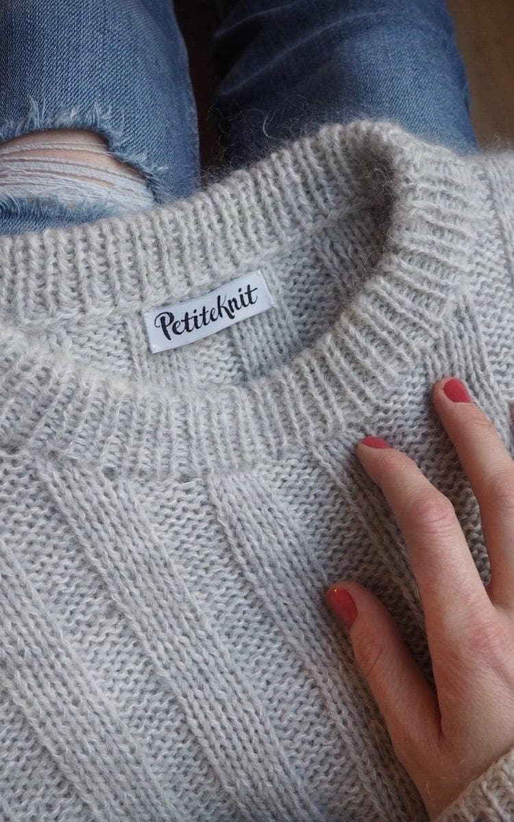 Längsstreifen Pullover - SUNDAY & TYNN SILK MOHAIR - Strickset von PETITE KNIT jetzt online kaufen bei OONIQUE