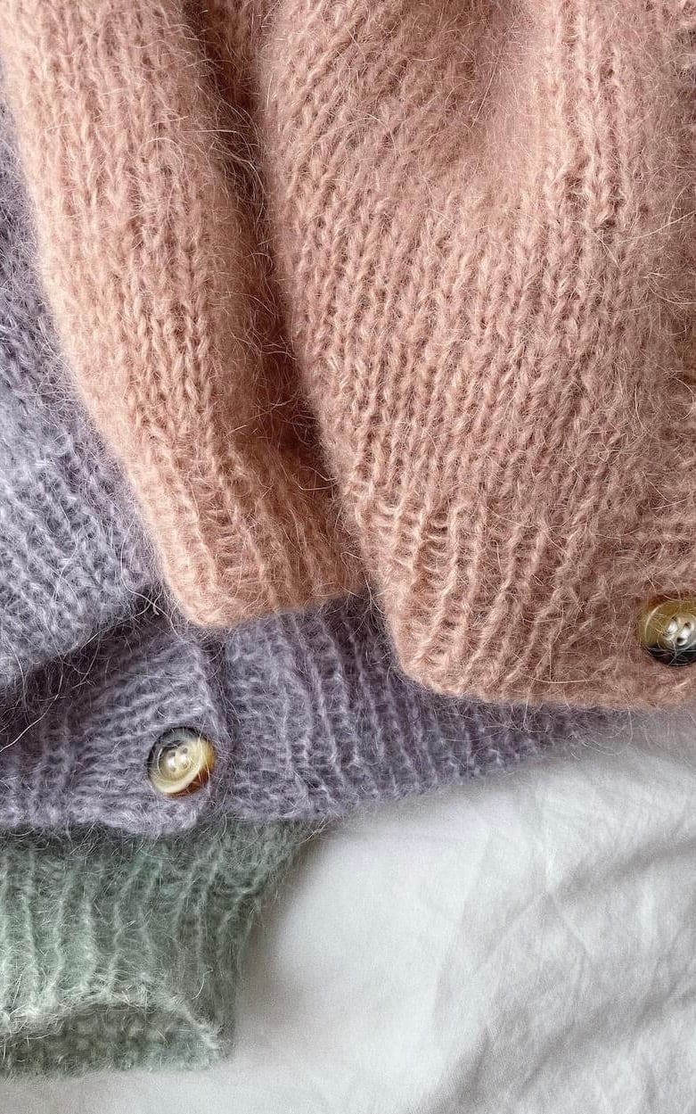 Novice Cardigan Mini Mohair Edition - TYNN SILK MOHAIR - Strickset von PETITE KNIT jetzt online kaufen bei OONIQUE
