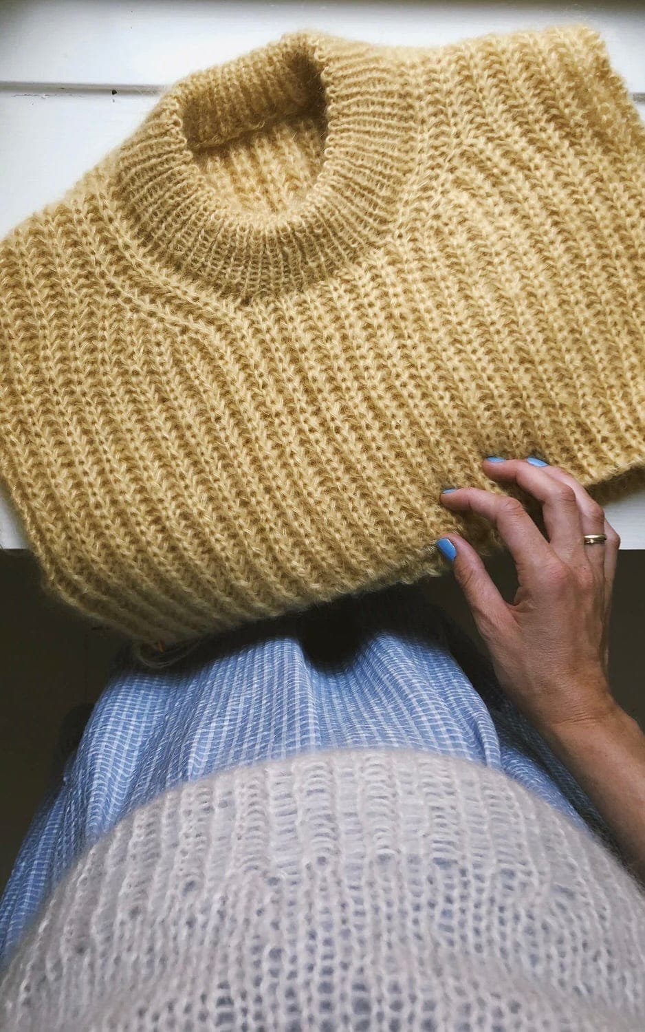 September Sweater - TYNN SILK MOHAIR - Strickset von PETITE KNIT jetzt online kaufen bei OONIQUE