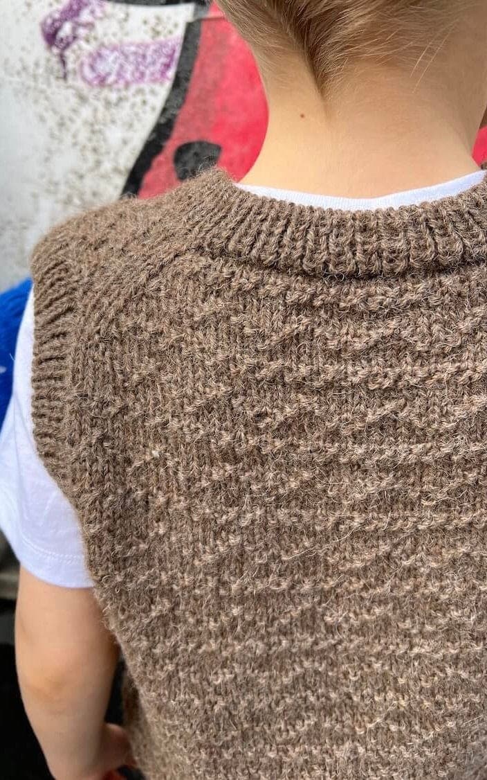 Sille Slipover - DOUBLE SUNDAY - Strickset von PETITE KNIT jetzt online kaufen bei OONIQUE