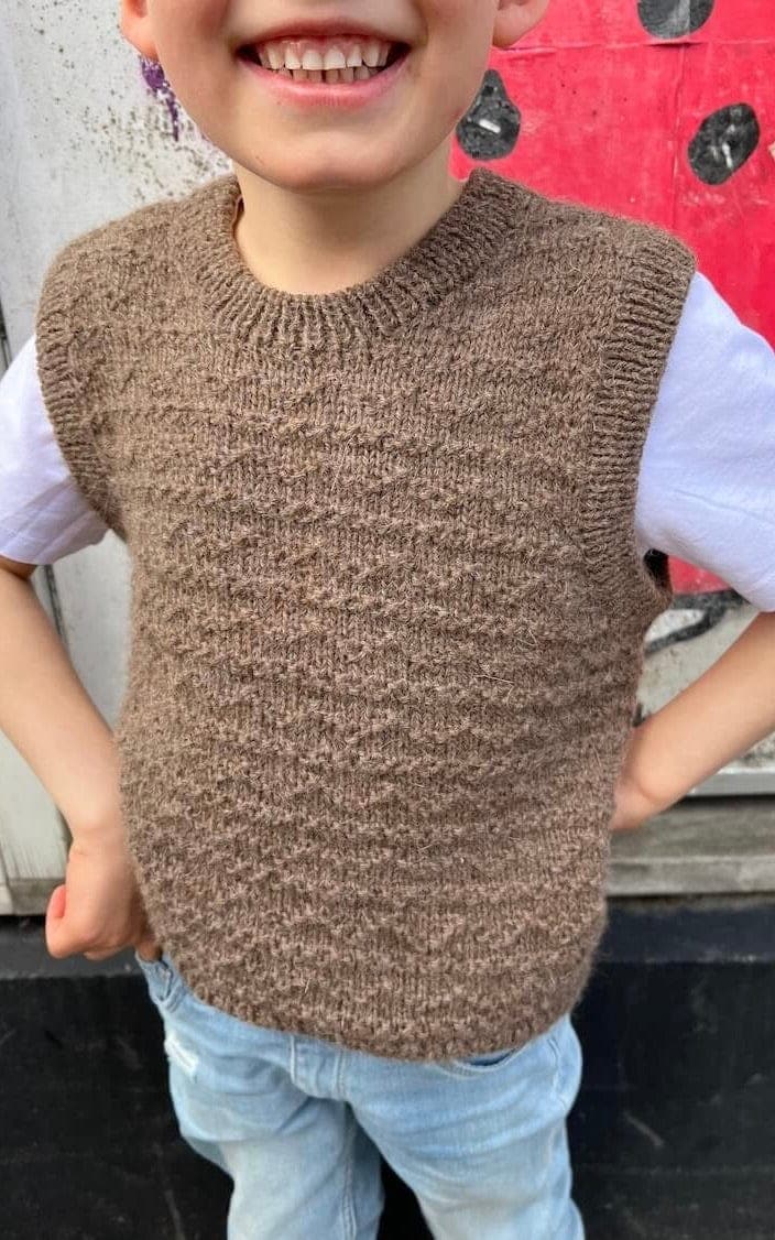 Sille Slipover - DOUBLE SUNDAY - Strickset von PETITE KNIT jetzt online kaufen bei OONIQUE