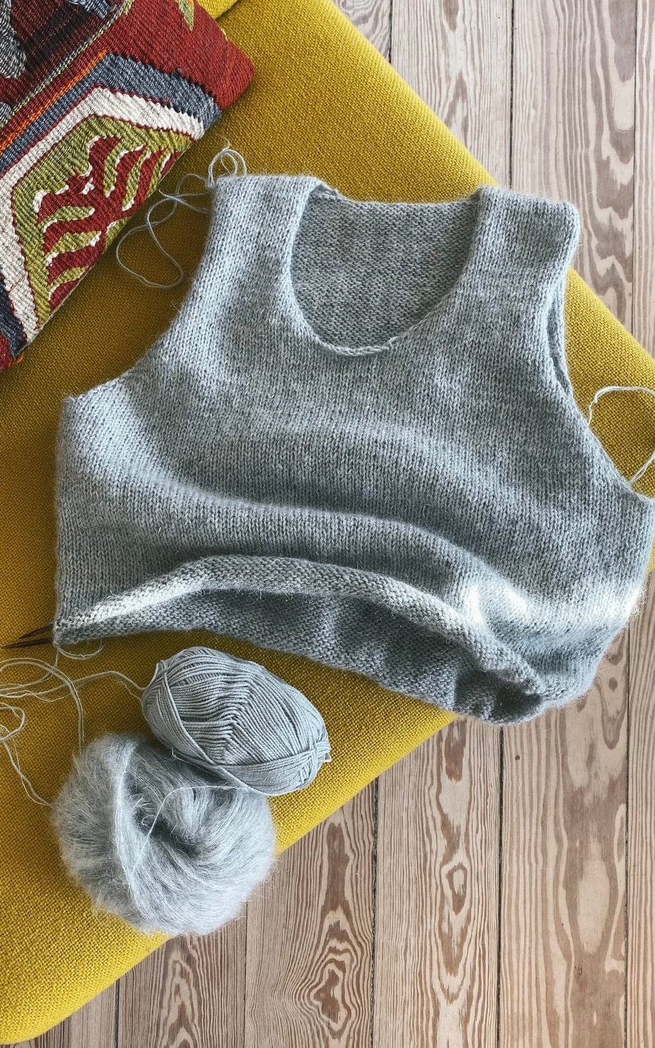 Stockholm Pullunder - SUNDAY & TYNN SILK MOHAIR - Strickset von PETITE KNIT jetzt online kaufen bei OONIQUE