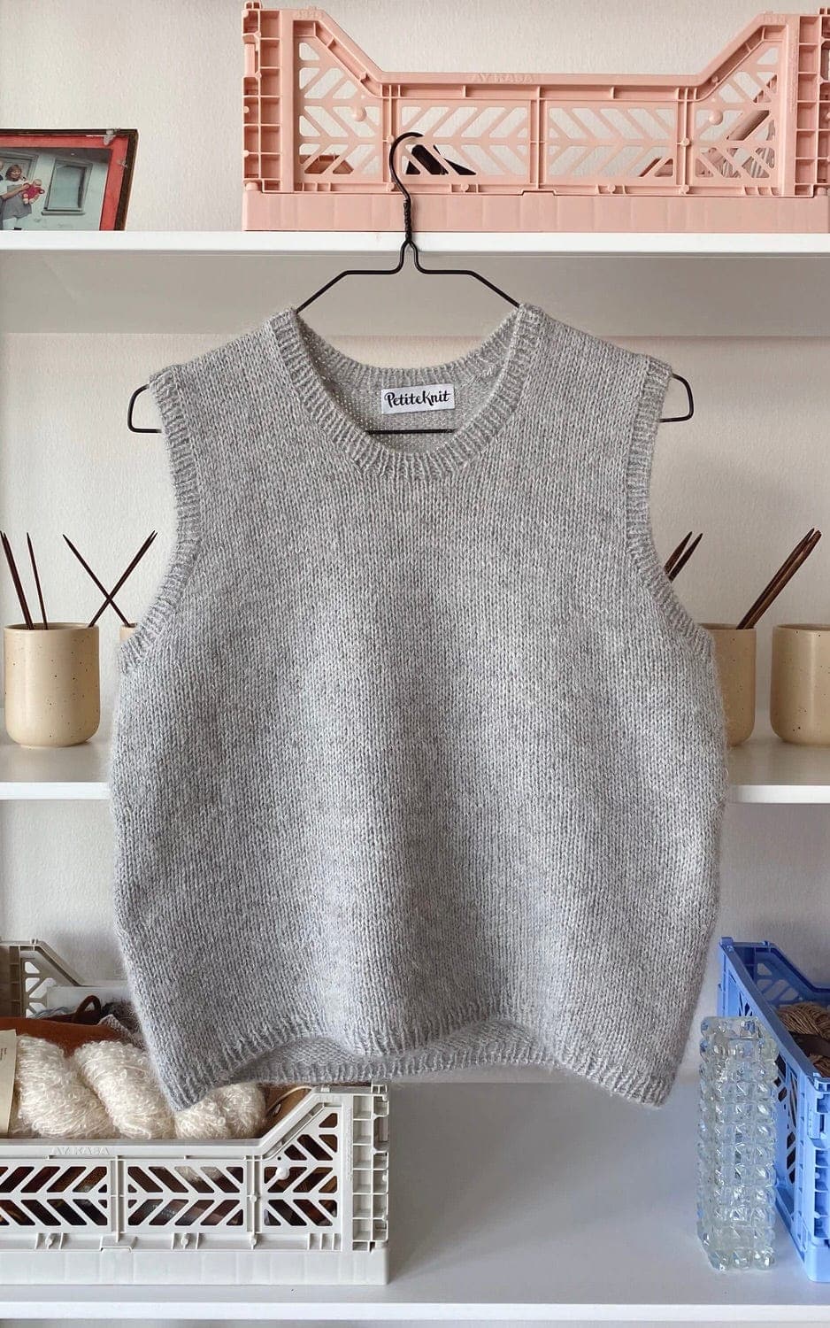 Stockholm Pullunder - SUNDAY & TYNN SILK MOHAIR - Strickset von PETITE KNIT jetzt online kaufen bei OONIQUE