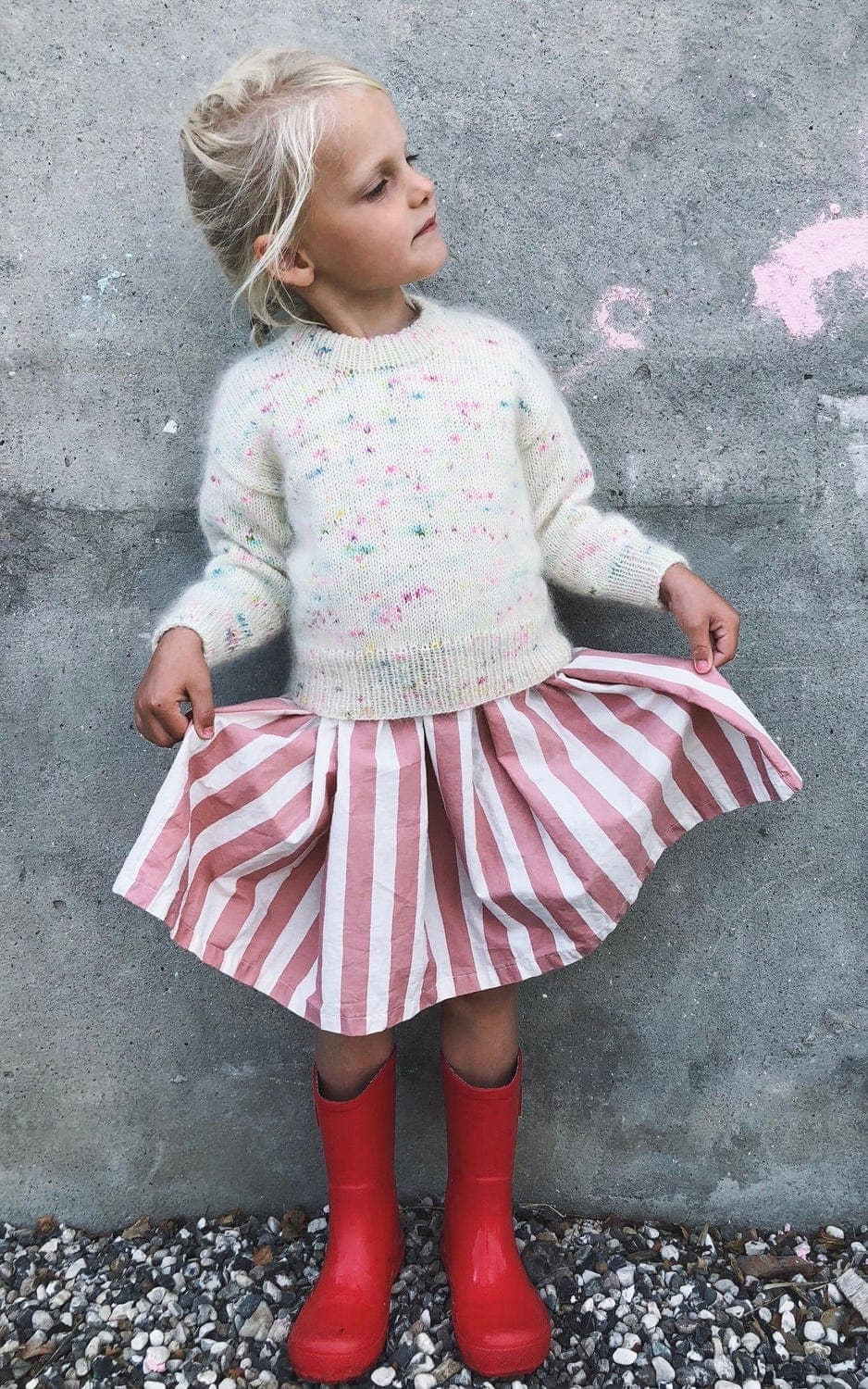 Stockholm Sweater Junior - TYNN SILK MOHAIR - Strickset von PETITE KNIT jetzt online kaufen bei OONIQUE