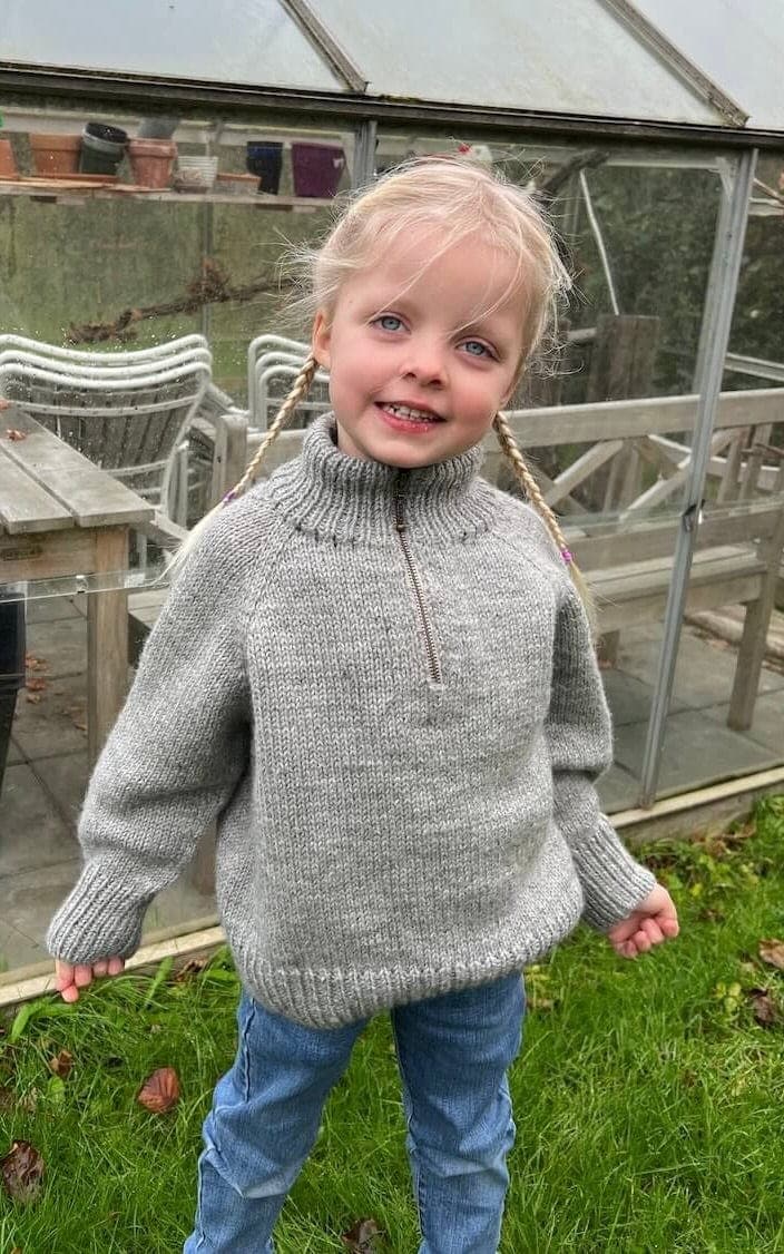 Zipper Sweater Light Junior - PEER GYNT - Strickset - OONIQUE