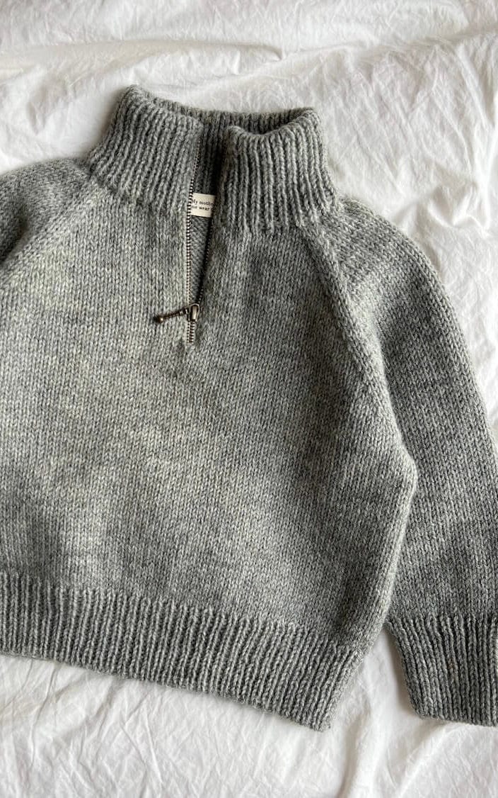 Zipper Sweater Light Junior - PEER GYNT - Strickset - OONIQUE