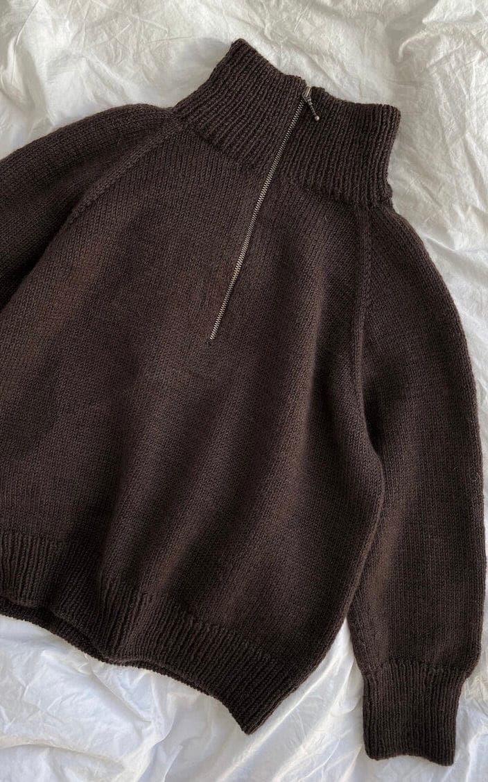PETITE KNIT Strickset Zipper Sweater Light - PEER GYNT - Strickset
