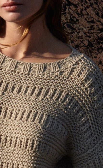 Pullover mit Strukturmuster - PROMESSA - Strickset von LANA GROSSA jetzt online kaufen bei OONIQUE