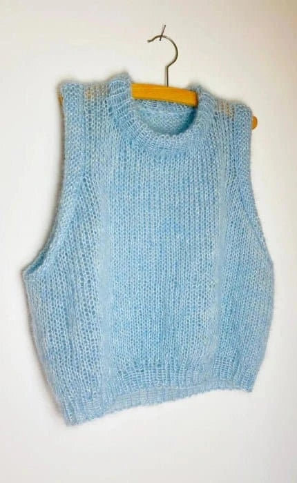 Saga Vest - SOFT SILK MOHAIR - Strickset von SPEKTAKELSTRIK jetzt online kaufen bei OONIQUE