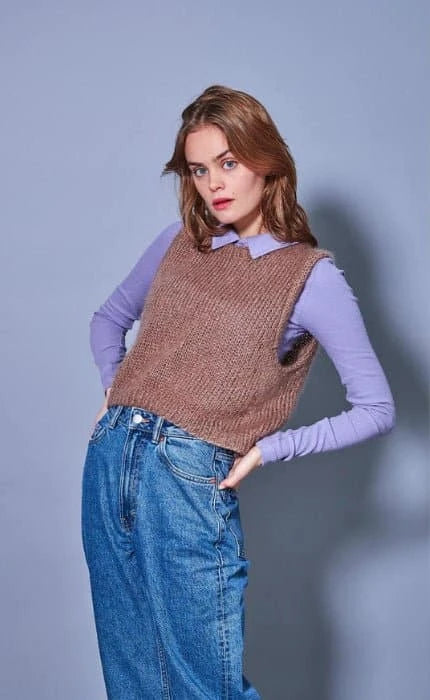 Saga Vest - SOFT SILK MOHAIR - Strickset von SPEKTAKELSTRIK jetzt online kaufen bei OONIQUE