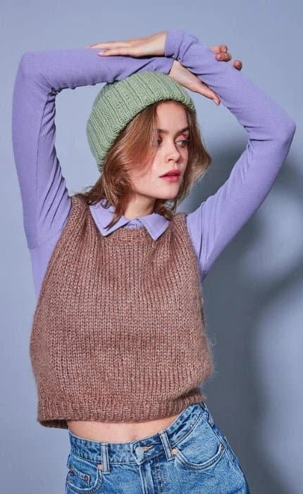 Saga Vest - SOFT SILK MOHAIR - Strickset von SPEKTAKELSTRIK jetzt online kaufen bei OONIQUE