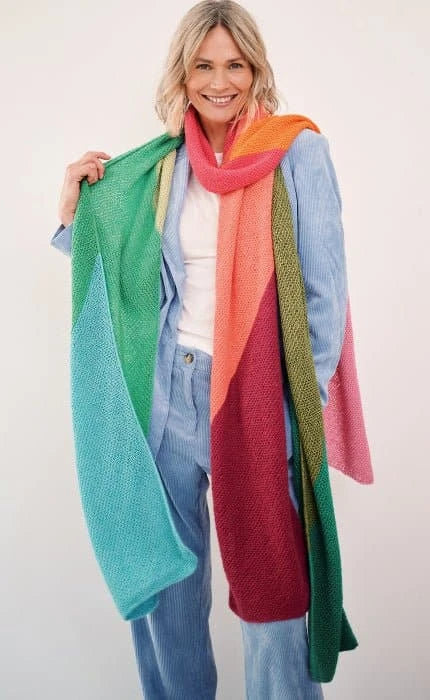 Schal kraus rechts - ECOPUNO - Strickset von LANA GROSSA jetzt online kaufen bei OONIQUE
