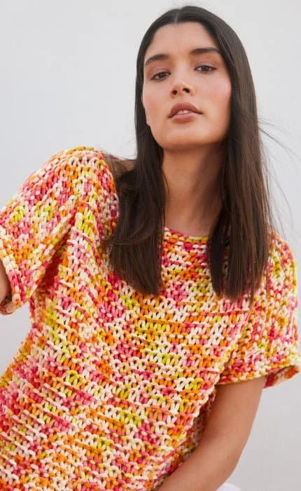Shirt mit geraden Ärmeln - GELATO - Strickset von LANA GROSSA jetzt online kaufen bei OONIQUE