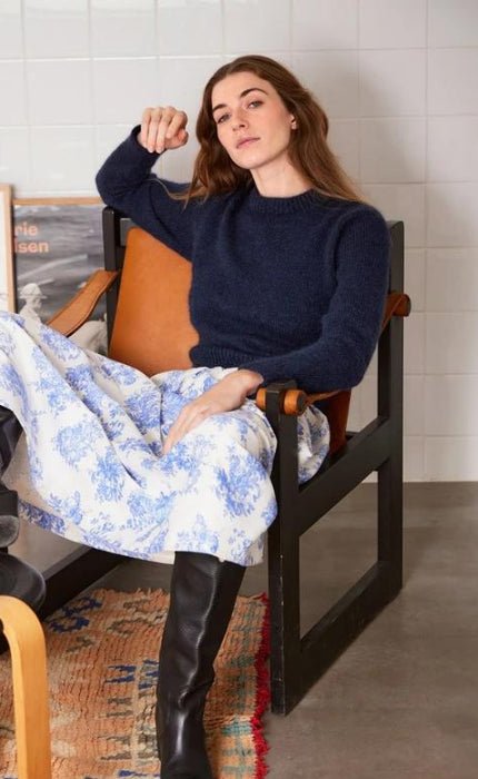 Spencer Sweater - SUNDAY & TYNN SILK MOHAIR - Strickset von SANDNES jetzt online kaufen bei OONIQUE