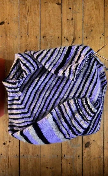 Stripe Overload Polo - COOL WOOL BIG & SILKHAIR - Strickset von SPEKTAKELSTRIK jetzt online kaufen bei OONIQUE