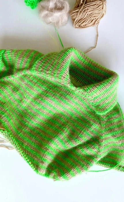 Stripe Overload Polo - COOL WOOL BIG & SILKHAIR - Strickset von SPEKTAKELSTRIK jetzt online kaufen bei OONIQUE